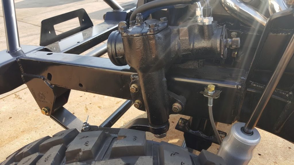 Scout II Steering Box on 80-800 Frame Steering Box Mount D and C Extreme