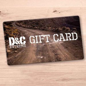D and C Gift Card on table