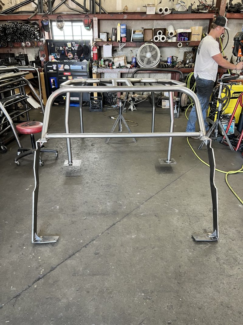 Scout II Roll Cage, Flat Plate Front Legs