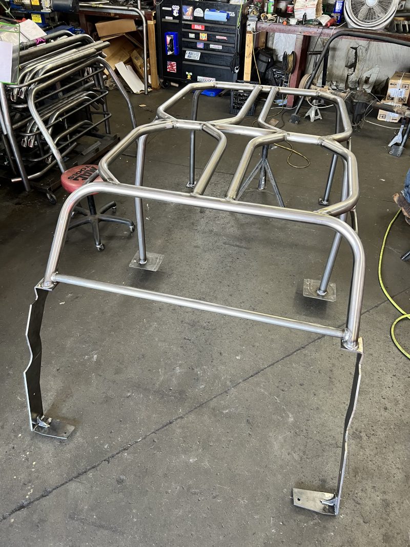 Scout II Roll Cage, Flat Plate Front Legs