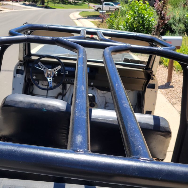 Scout II Roll Cage Front and Rear Atari Bars